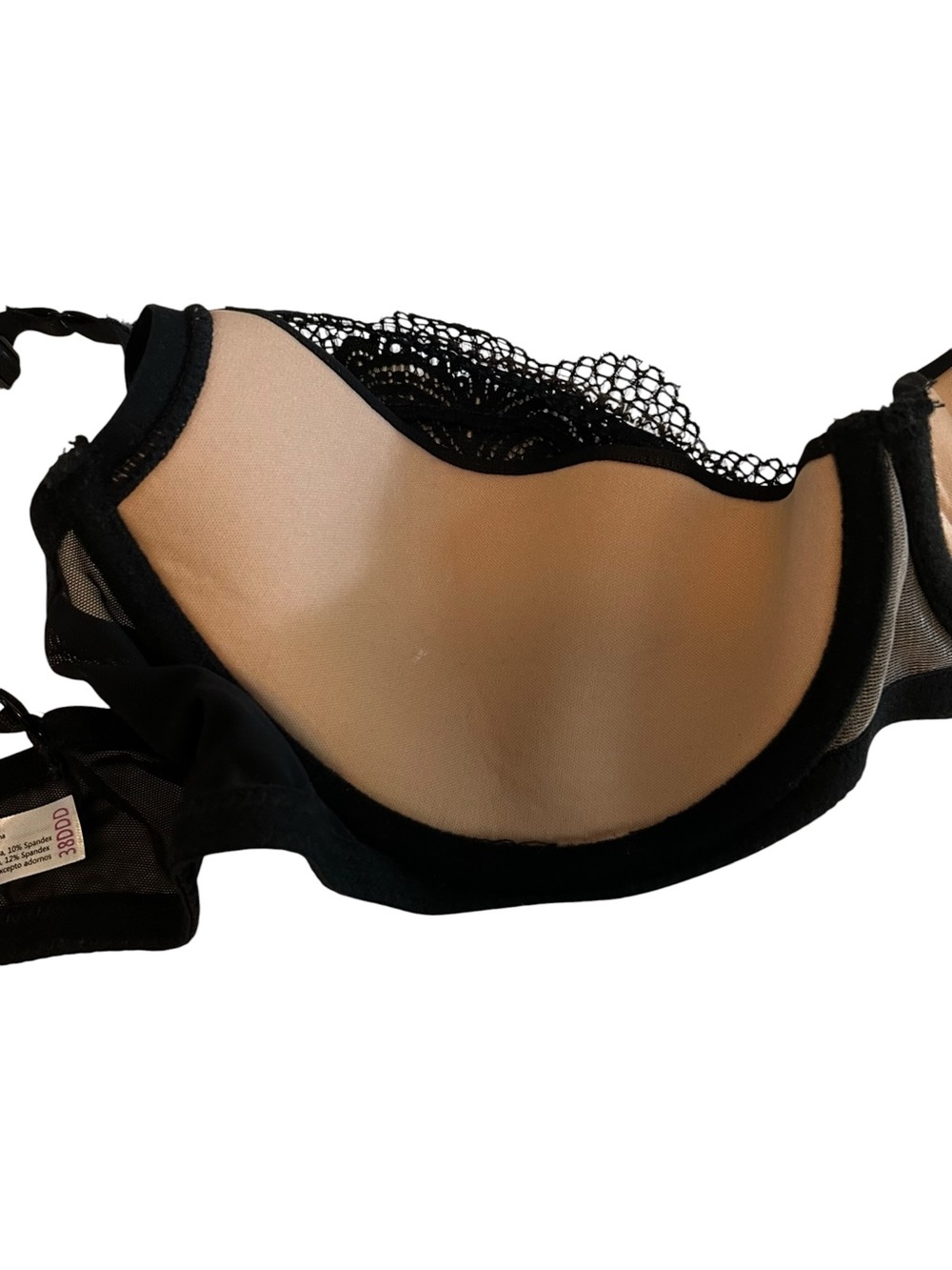 NWT Adore Me Kaia Unlined Bra Women’s SZ 38DDD in Black - Picture 3 of 7